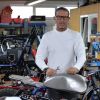 Motorrad-Designer Marcus Walz in seiner Manufaktur  Motorrad-Designer Marcus Walz in seiner Manufaktur