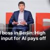 OpenAI boss in Berlin: High energy input for AI pays off