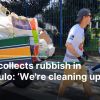 Vettel collects rubbish in São Paulo: ‘We're cleaning up’