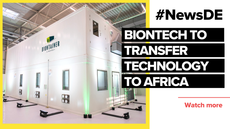 Vaccine production in a container: Biontech's plan for Africa