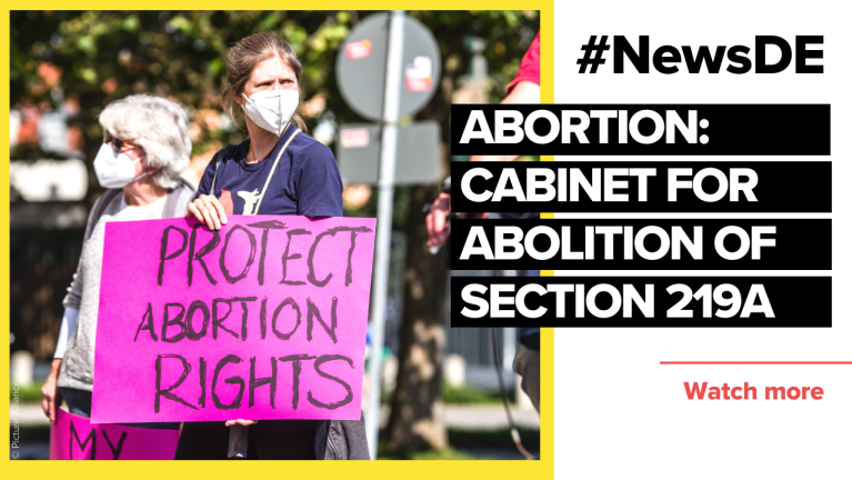 Abortion: Cabinet in favor of abolishing Paragraph 219a