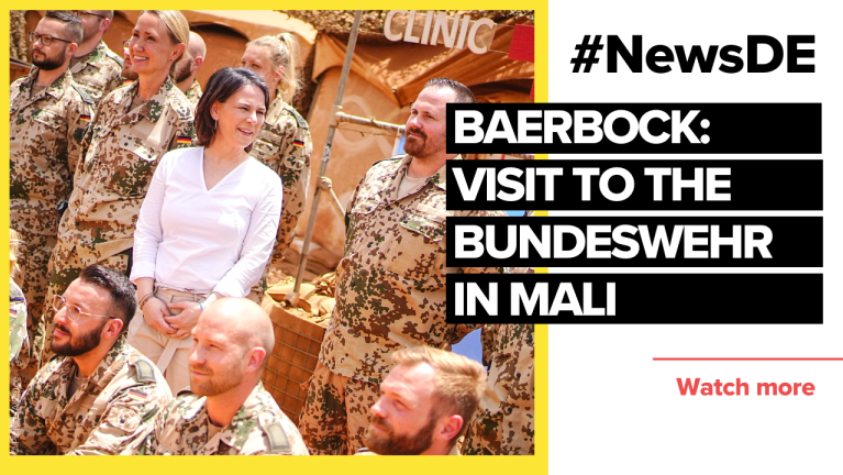 Foreign Minister Baerbock visits Bundeswehr soldiers in Mali 