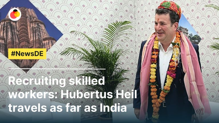 Recruiting skilled workers: Hubertus Heil travels as far as India