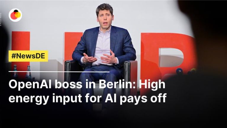 OpenAI boss in Berlin: High energy input for AI pays off